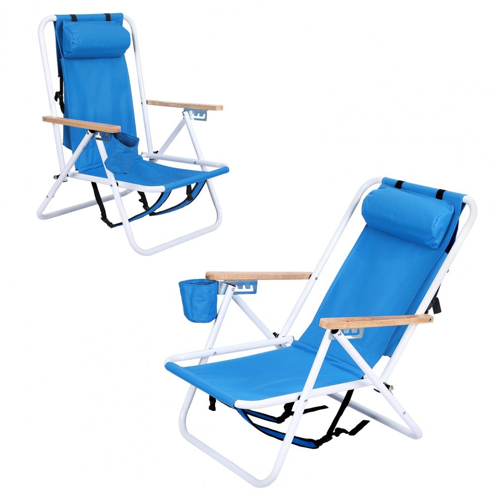 Outdoor Camping Recliner - Adjustable Portable Outdoor Recliner for Camping,