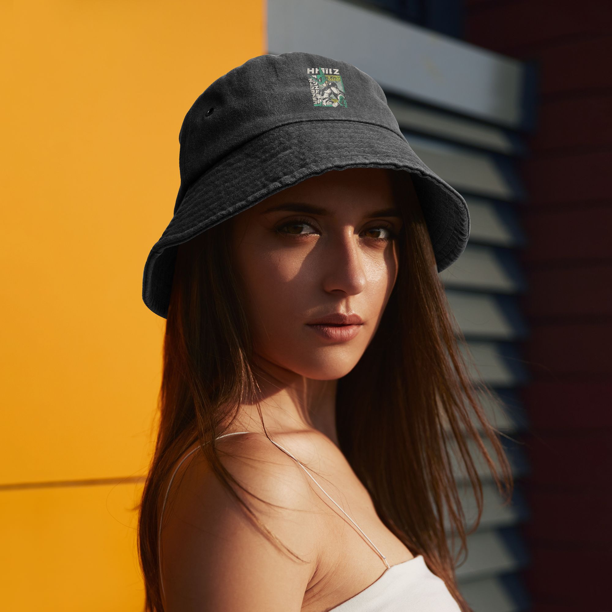 Outdoor Camping Ideas For Adults - Unisex Distressed Denim Washed Bucket Hat