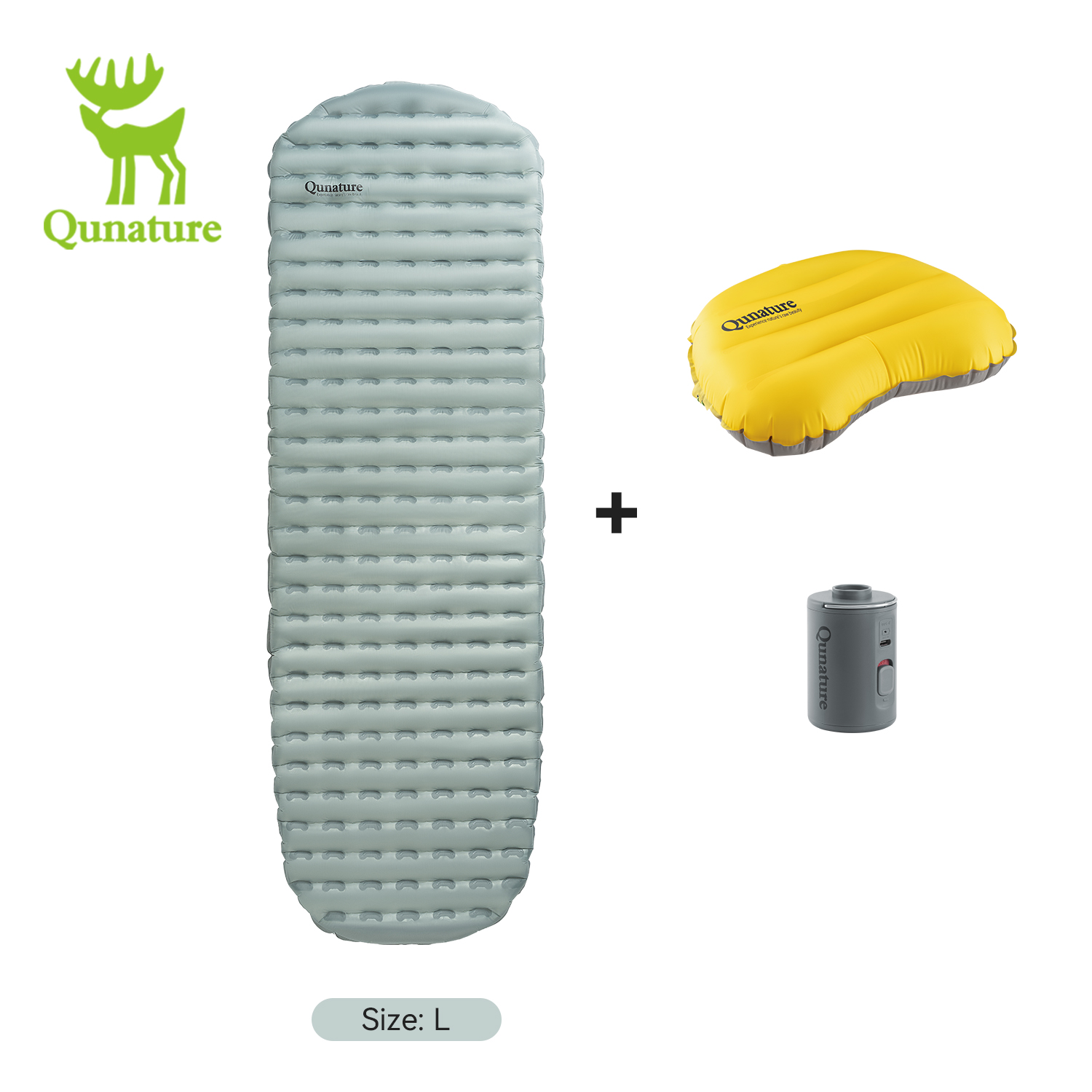 Outdoor Camping Carpet - Qunature 3Pcs/set Outdoor Camping Inflatable Mattress