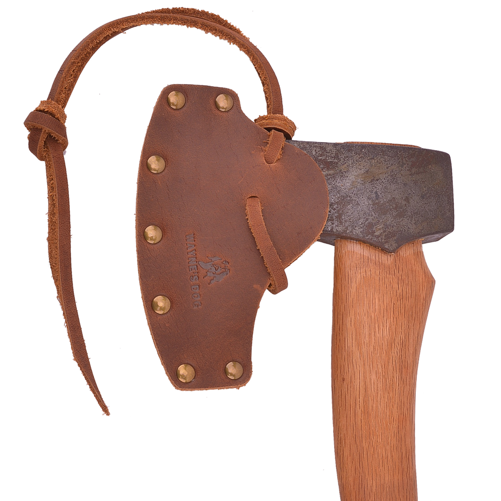 Camp Axe Hatchet - Cowhide Leather Axe Blade Sheath Protective
