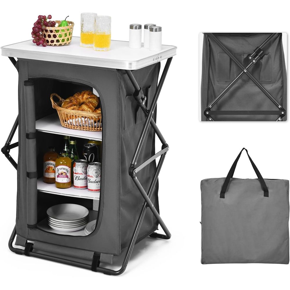 Outdoor Camping Kitchen Setup - Portable 35 Outdoor Camping Kitchen Station
