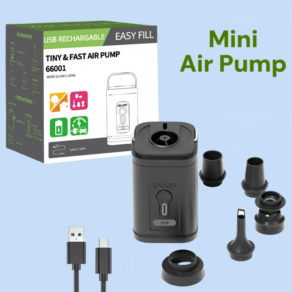 Outdoor Camping Carpet - Portable Air Pump Camping Mattress Wireless