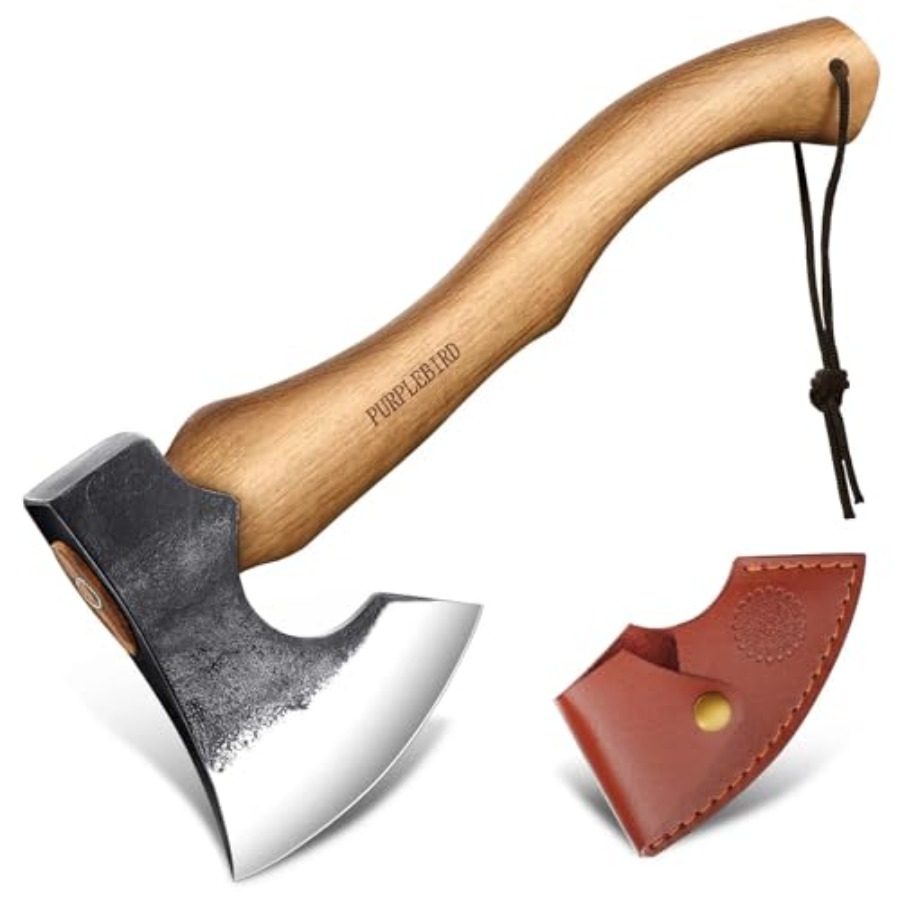 Camp Axe Hatchet - Hatchet Axe with Sheath for Camping