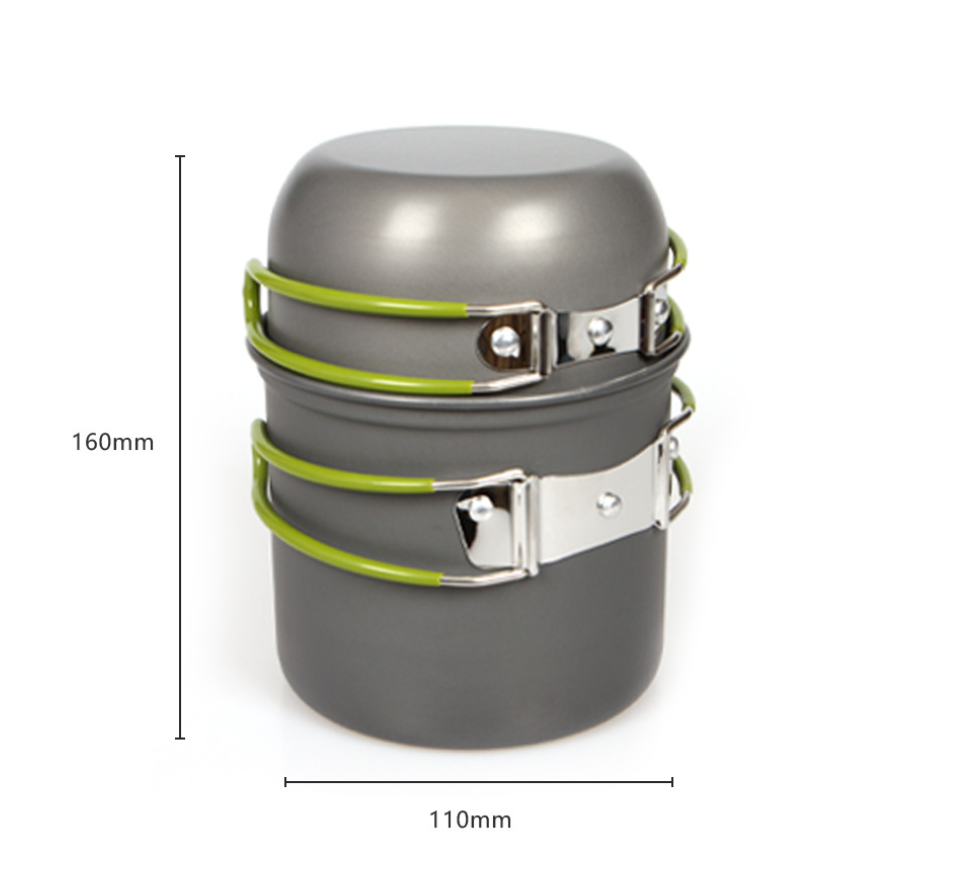 Ultralight Camping Pot Set: Ca - Outdoor Y Camping recensione e prezzo