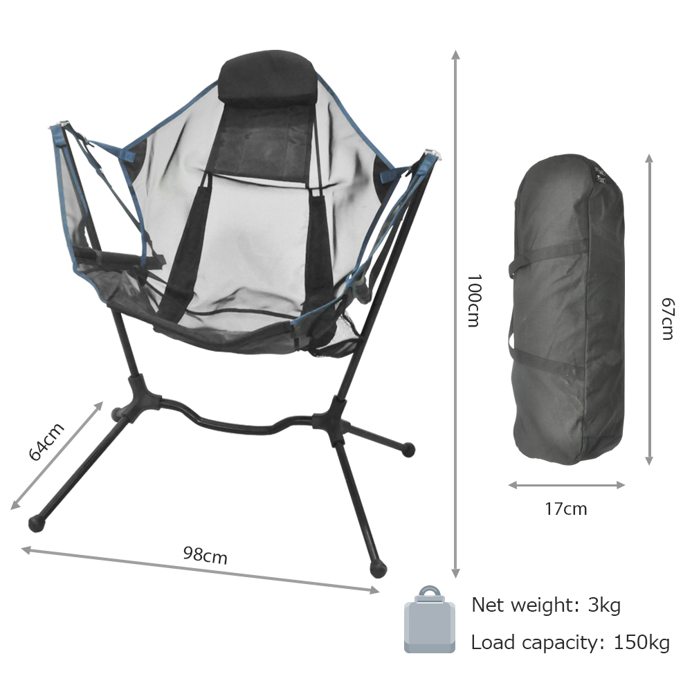 Custom Logo Outdoor Portable B - Outdoor Camping Recliner recensione e prezzo