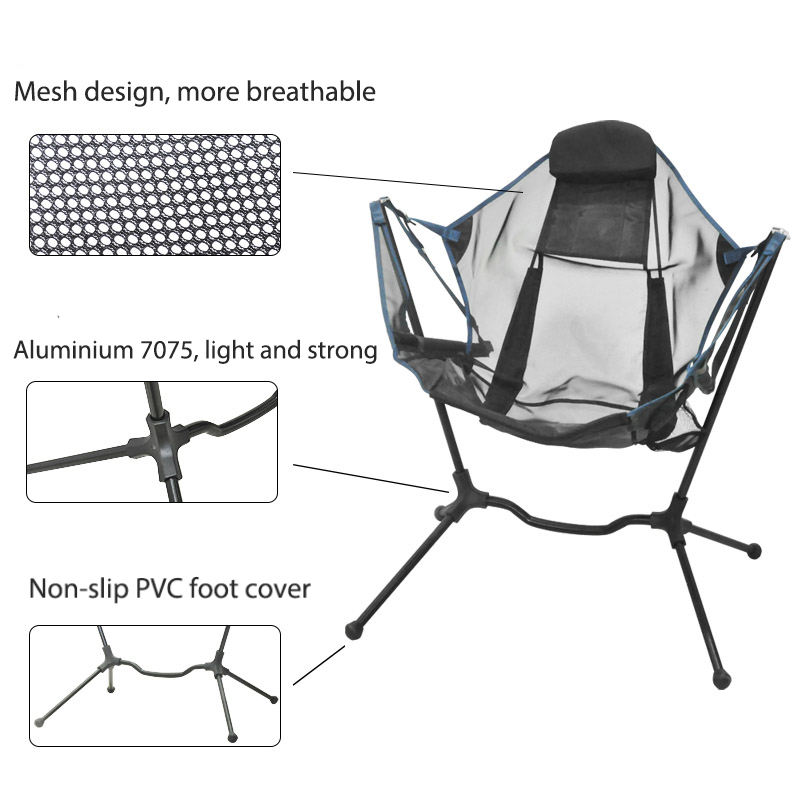 Custom Logo Outdoor Portable B - Outdoor Camping Recliner recensione e prezzo