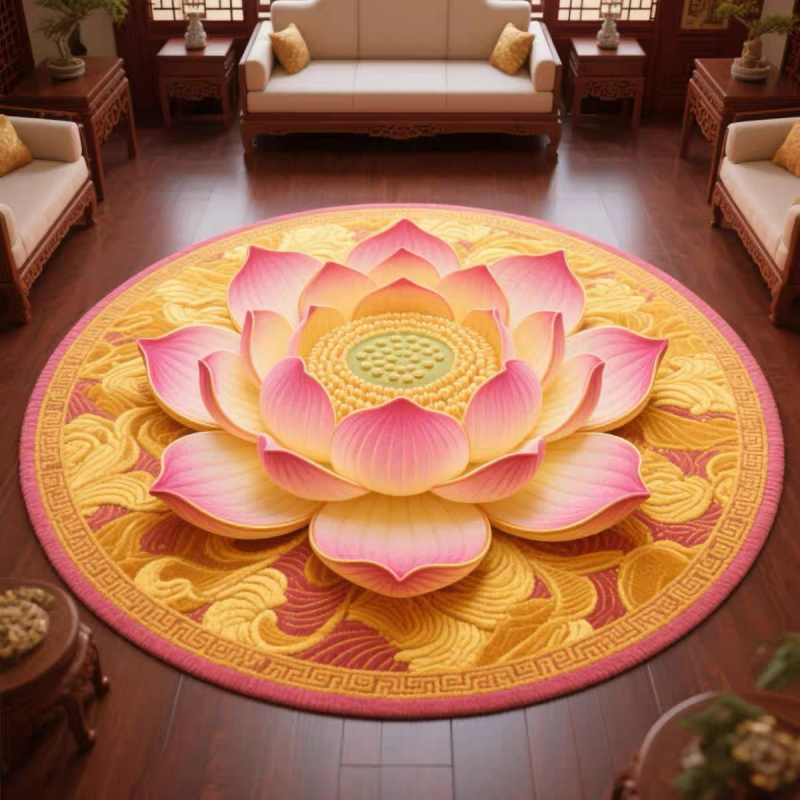 VIKAMA Chinese Style round Rug - Camping Outdoor Or Indoor recensione e prezzo