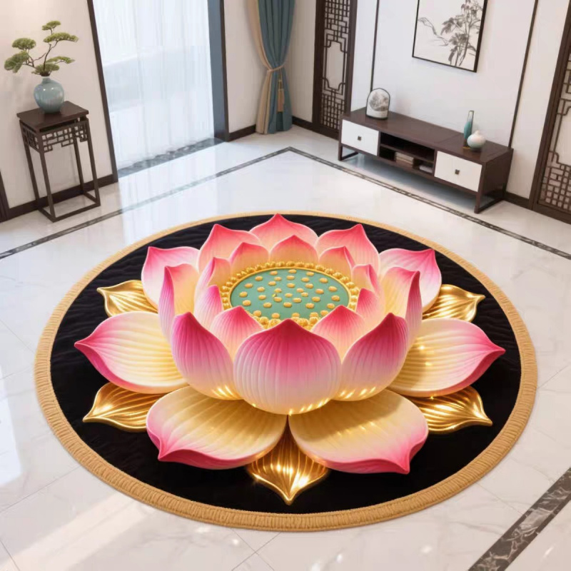 VIKAMA Chinese Style round Rug - Camping Outdoor Or Indoor recensione e prezzo