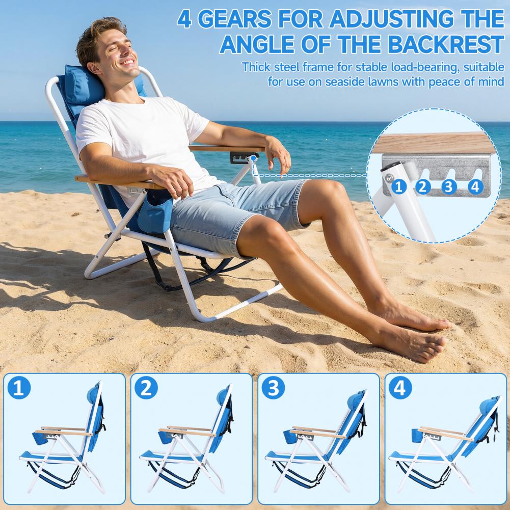Adjustable Portable Outdoor Re - Outdoor Camping Recliner recensione e prezzo