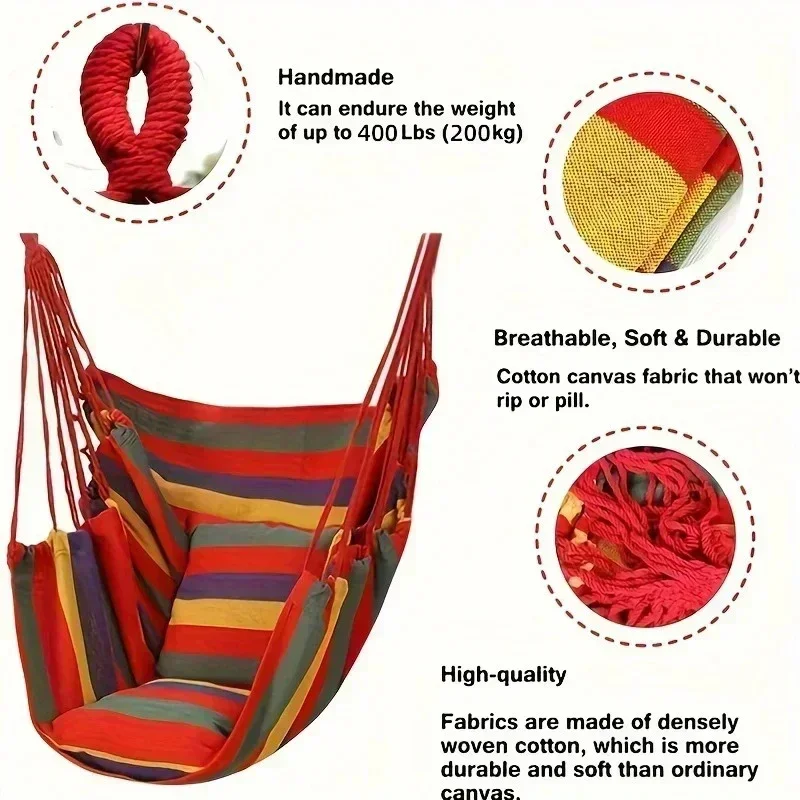 Hot Colorful Striped Canvas Ha - Camping Outdoor Or Indoor recensione e prezzo