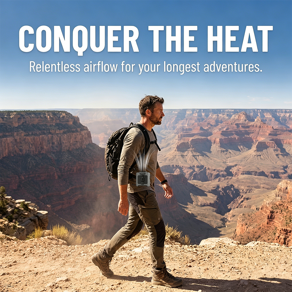Portable Waist Fan Mini Hangin - Outdoor Camping Fans recensione e prezzo