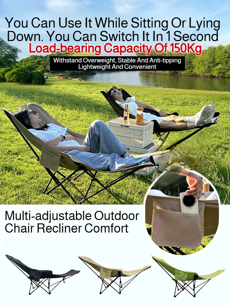 Portable Folding Recliner Beac - Outdoor Camping Recliner recensione e prezzo