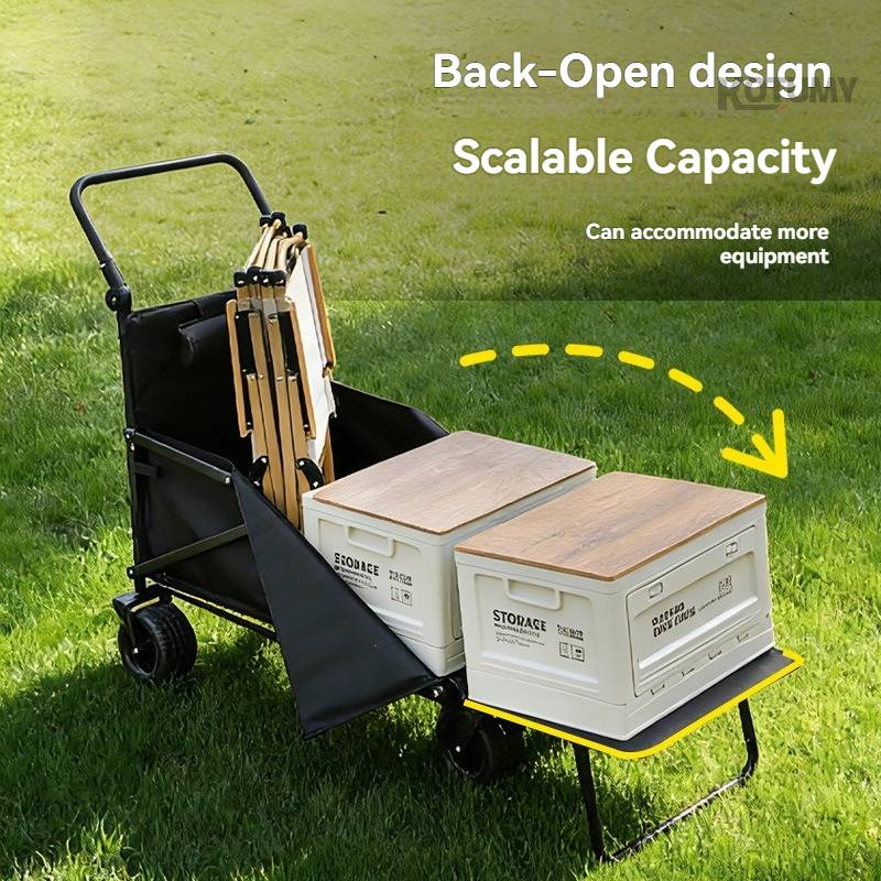Foldable Camping Wagon with Ta - Outdoor Camping Recliner recensione e prezzo