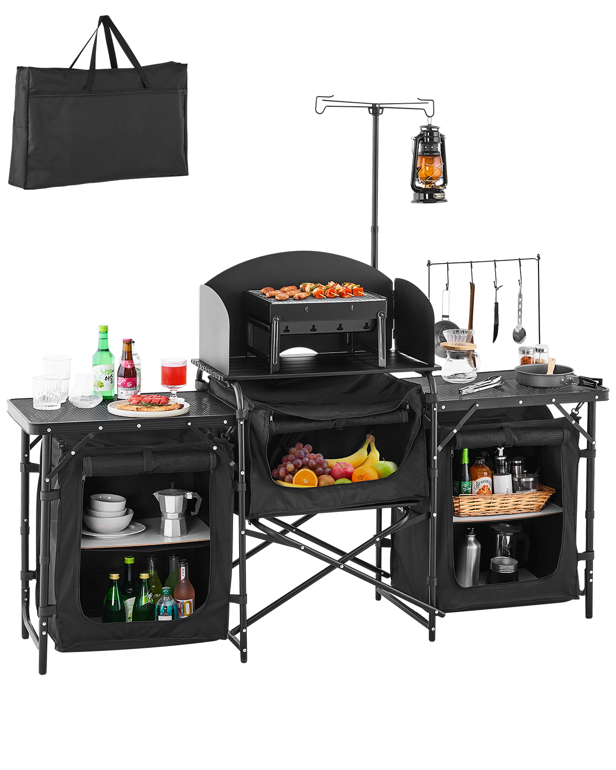 SucceBuy Camping Kitchen Table - Outdoor Camping Kitchen Setup recensione e prezzo