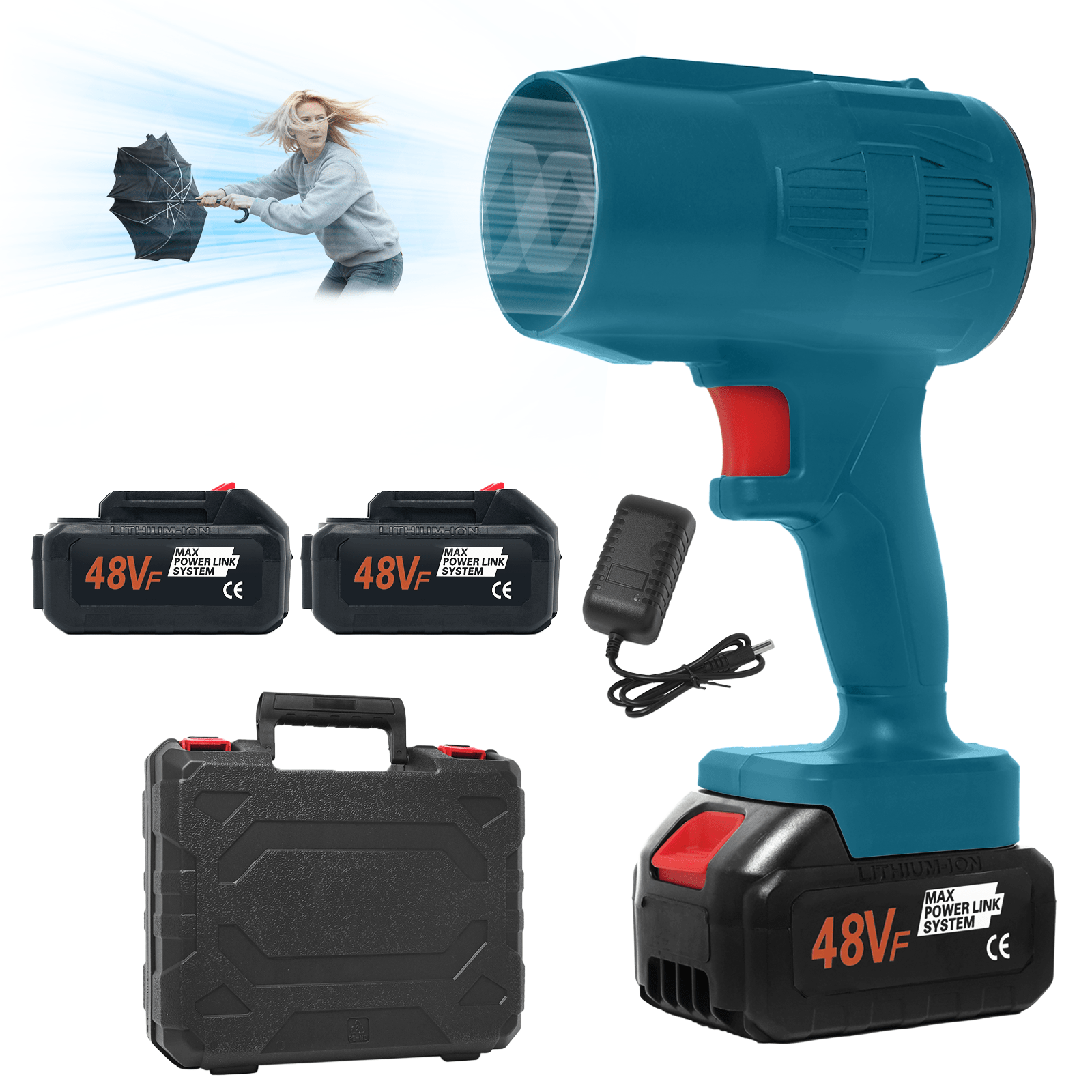 Handheld Black Powerful Blower - Camping Outdoor Or Indoor recensione e prezzo