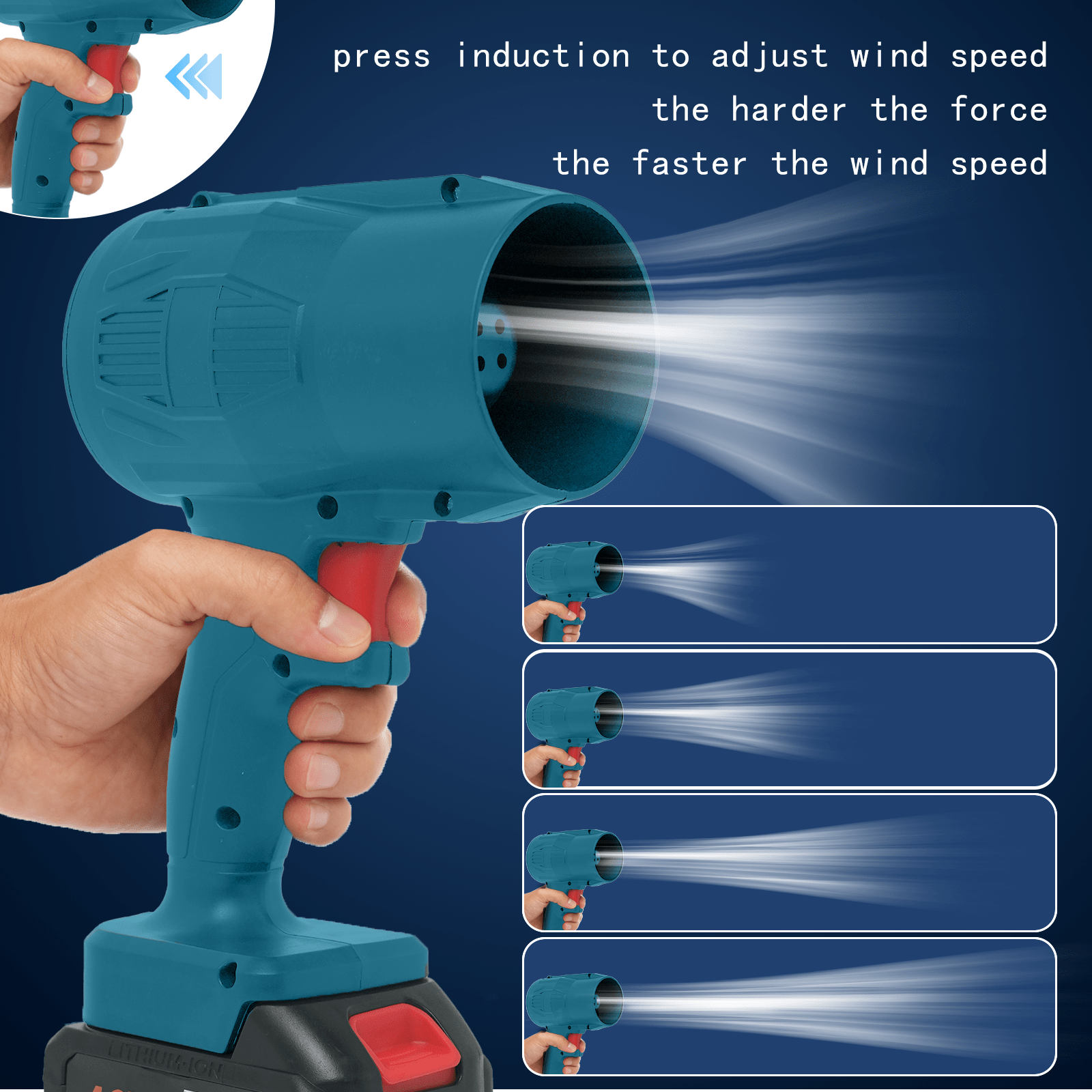 Handheld Black Powerful Blower - Camping Outdoor Or Indoor recensione e prezzo
