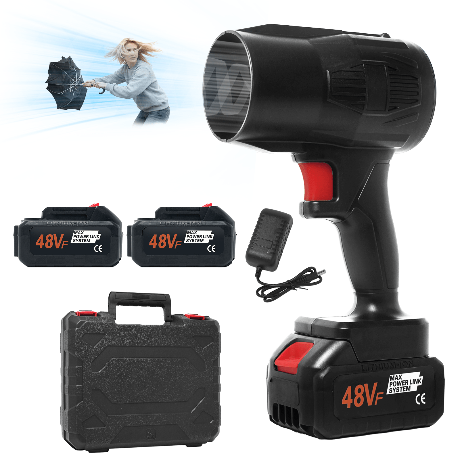 Handheld Black Powerful Blower - Camping Outdoor Or Indoor recensione e prezzo