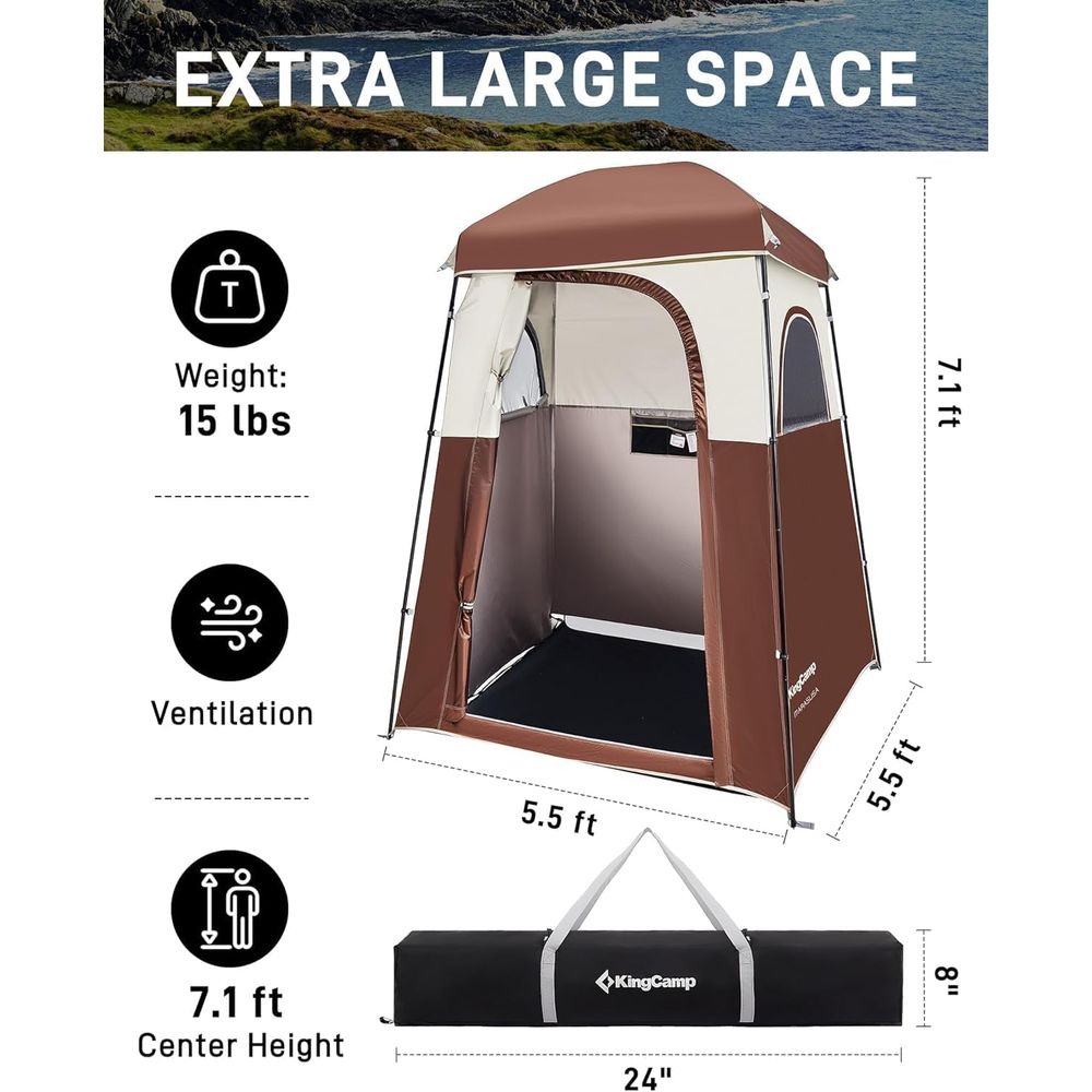 Portable Outdoor Camping Showe - Outdoor Camping Toilet Tent recensione e prezzo