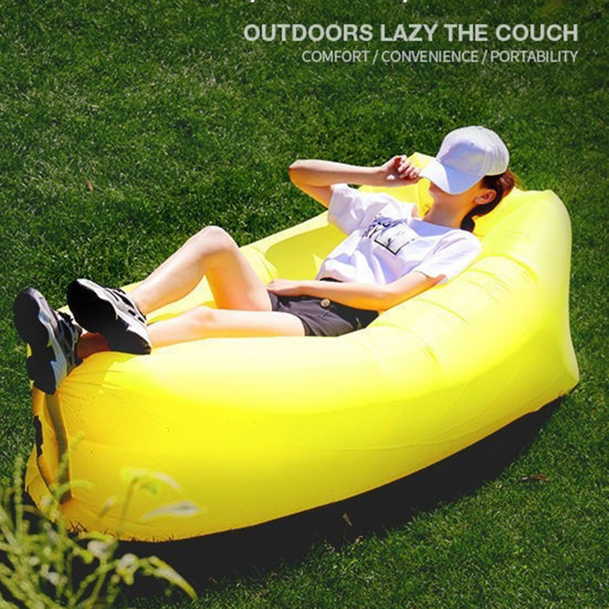 Lazyman Inflatable Sofa Air Be - Outdoor Camping Recliner recensione e prezzo
