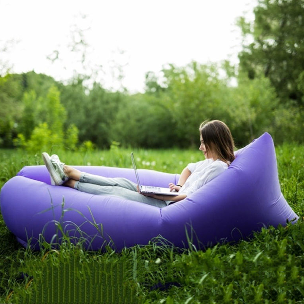 Lazyman Inflatable Sofa Air Be - Outdoor Camping Recliner recensione e prezzo