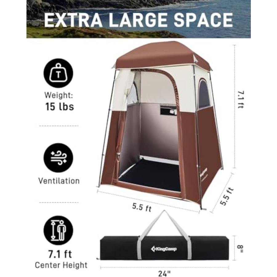 Shower Tent for outdoor campin - Outdoor Camping Toilet Tent recensione e prezzo