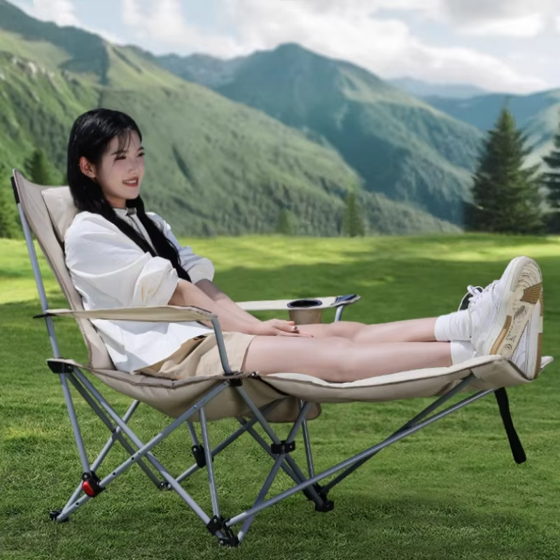 Folding Recliner Portable Camp - Outdoor Camping Recliner recensione e prezzo