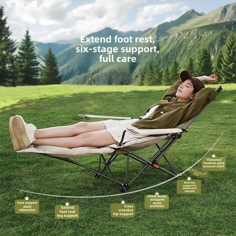 Folding Recliner Portable Camp - Outdoor Camping Recliner recensione e prezzo