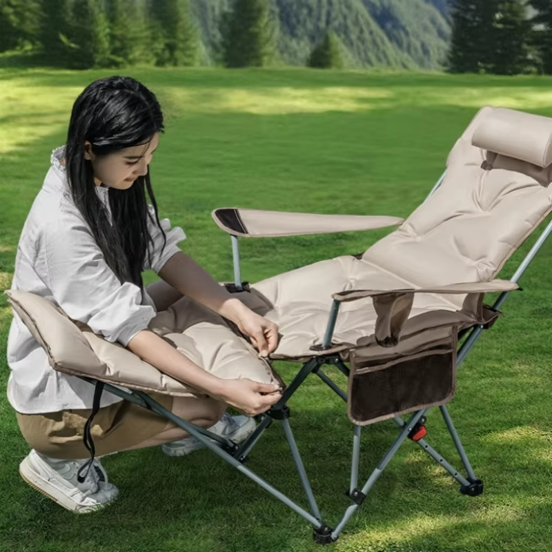 Folding Recliner Portable Camp - Outdoor Camping Recliner recensione e prezzo