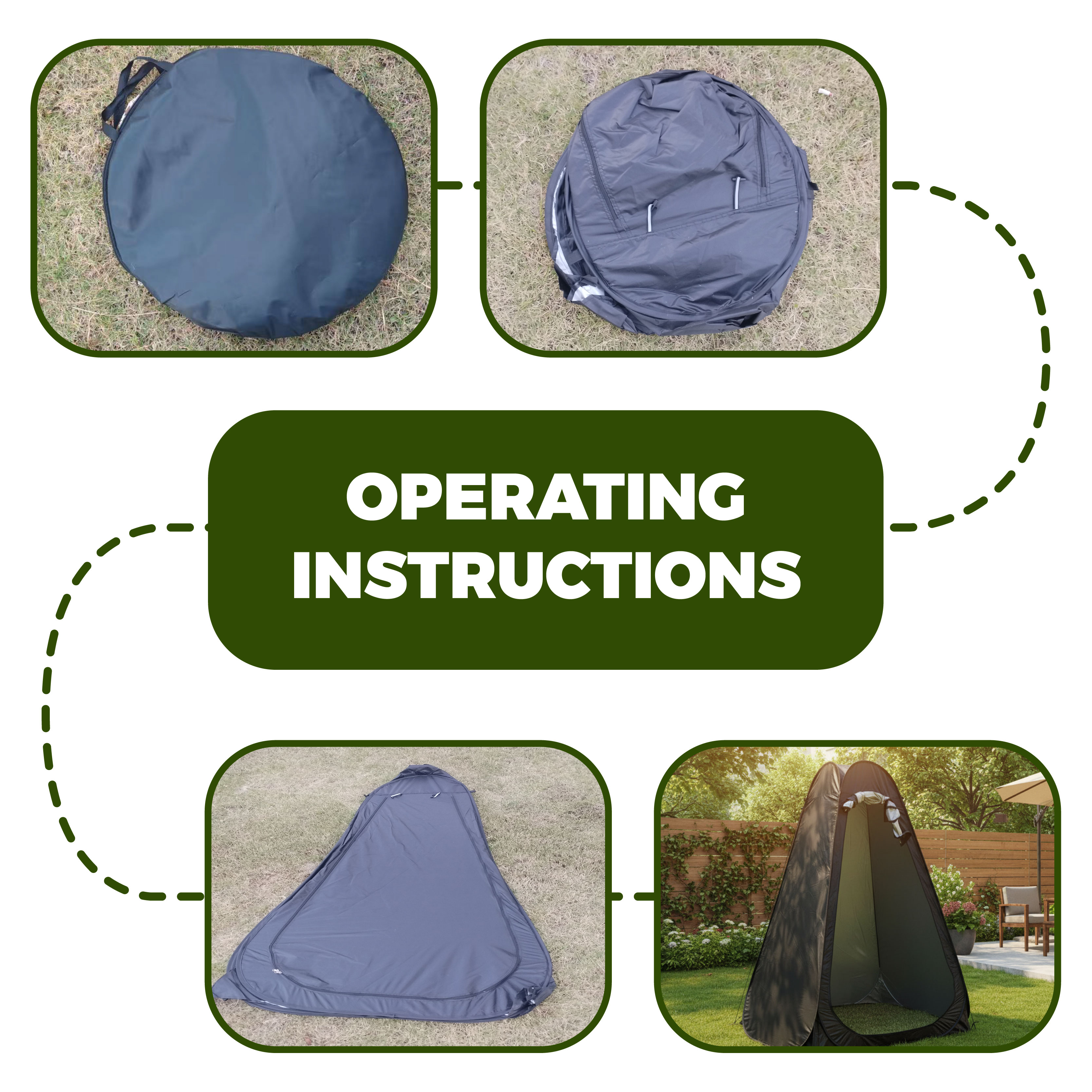 Portable Pop-Up Privacy Tent O - Outdoor Camping Toilet Tent recensione e prezzo