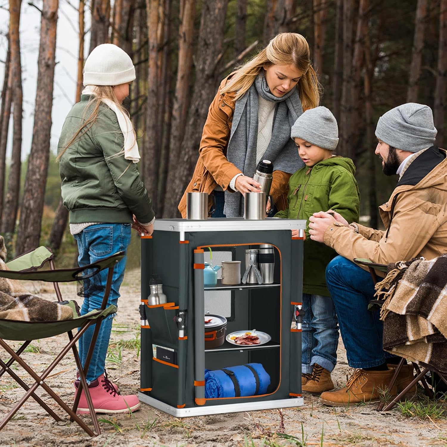 Outdoor Folding Camping Table  - Outdoor Camping Kitchen Setup recensione e prezzo