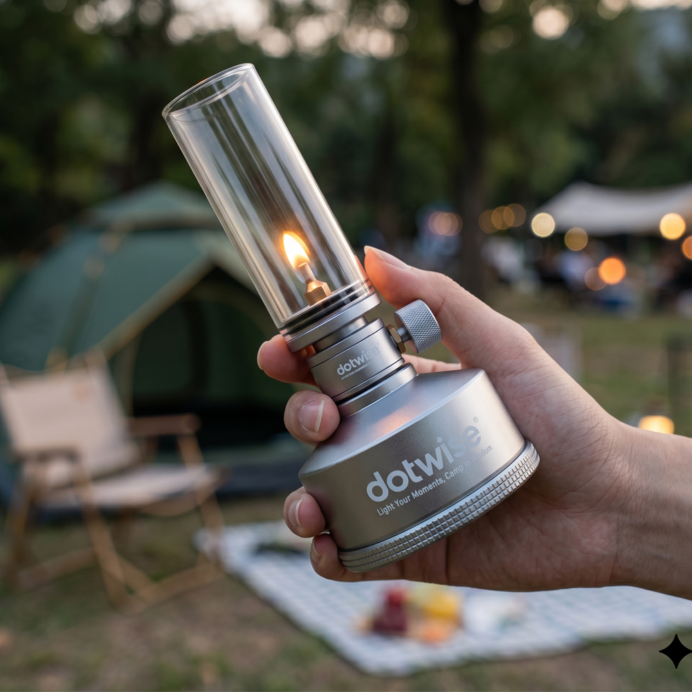 DOTWISE Outdoor Gas Light Set  - Outdoor Camping Glamping Share recensione e prezzo