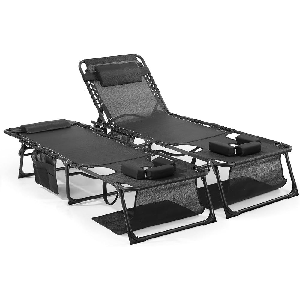 Outdoor Lounge Chair with 5-Po - Outdoor Camping Recliner recensione e prezzo