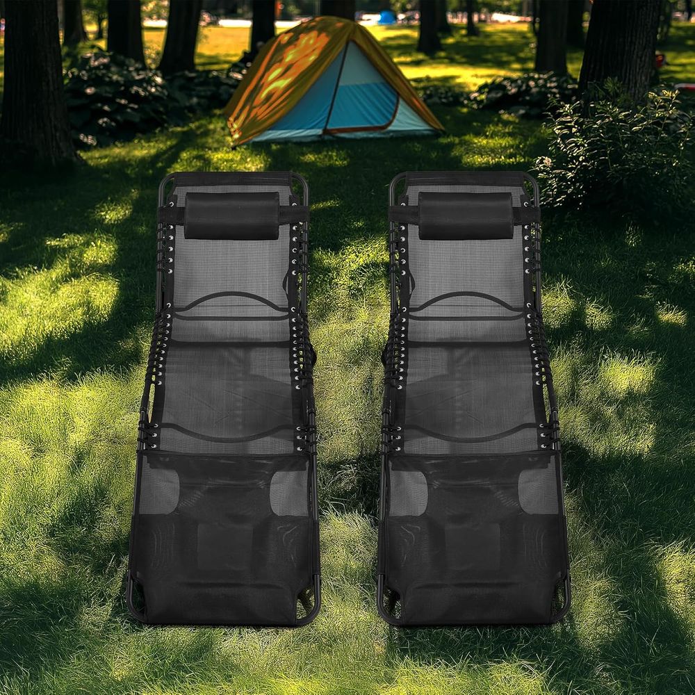 Outdoor Lounge Chair with 5-Po - Outdoor Camping Recliner recensione e prezzo