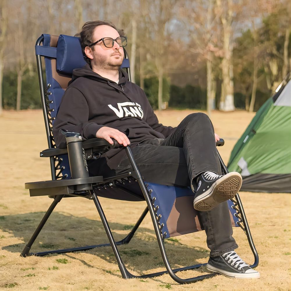 Oversized Padded Recliner Chai - Outdoor Camping Recliner recensione e prezzo