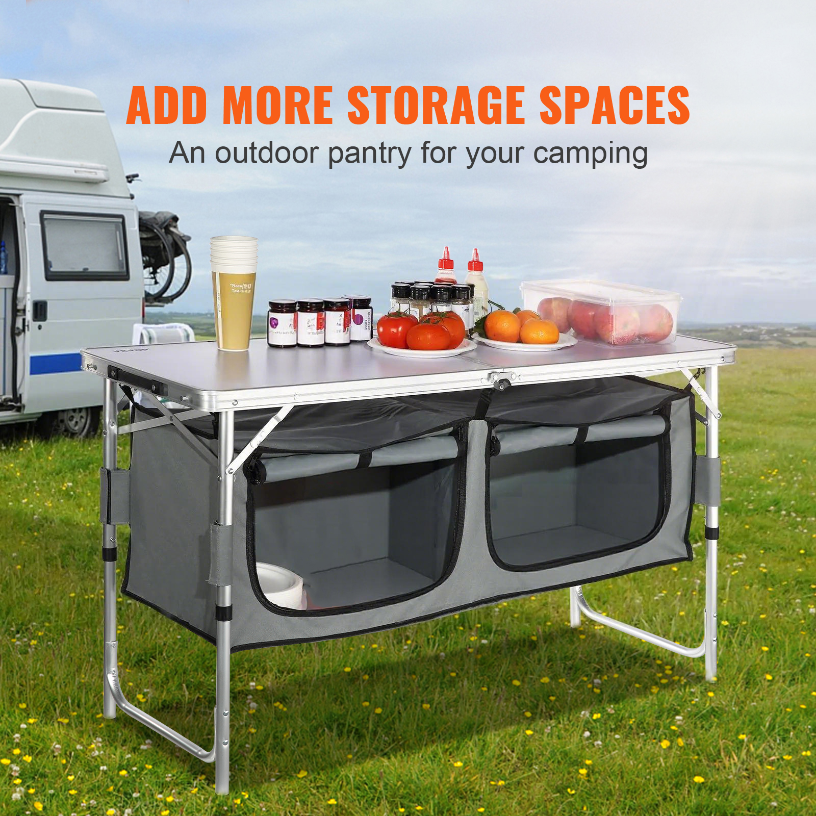 SucceBuy Camping Kitchen Table - Outdoor Camping Kitchen Setup recensione e prezzo