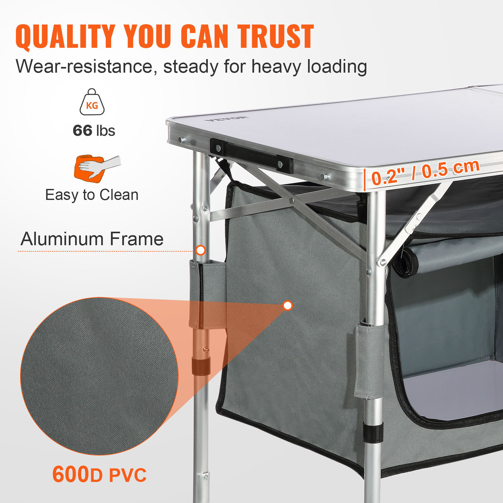 SucceBuy Camping Kitchen Table - Outdoor Camping Kitchen Setup recensione e prezzo
