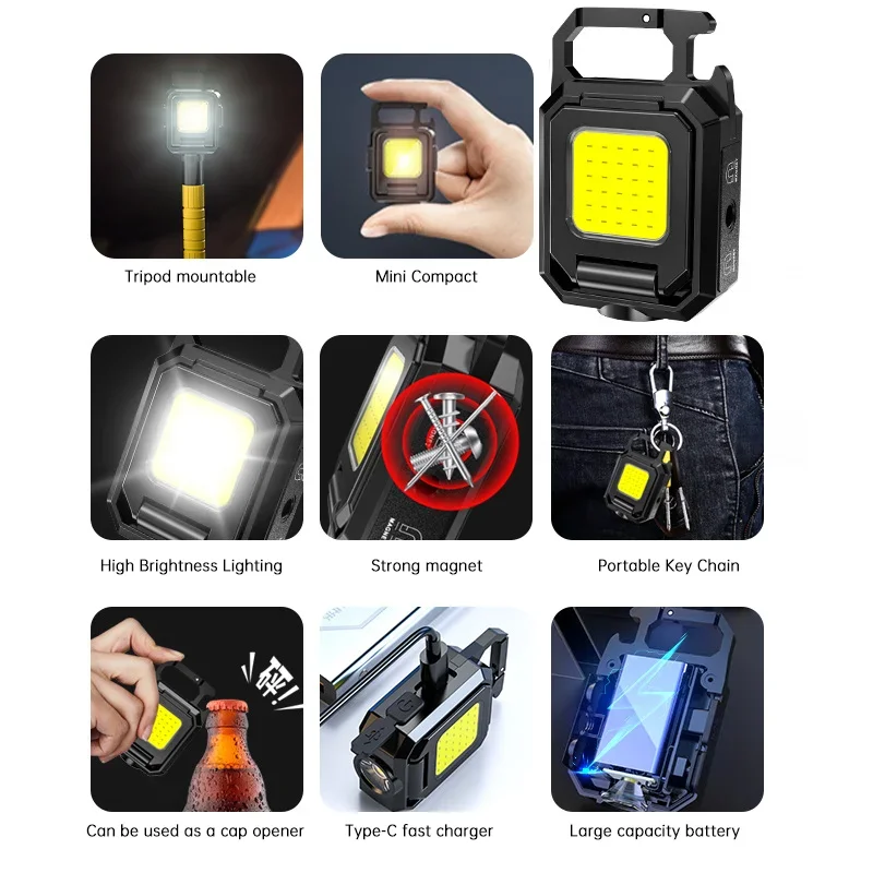 Mini Flashlight Keychain Light - Camping Lantern recensione e prezzo