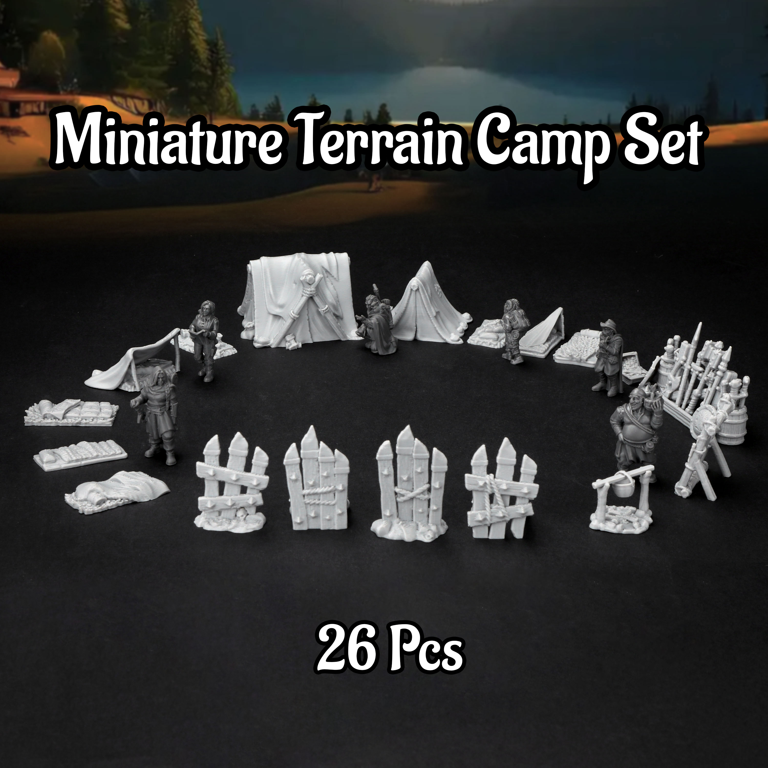 RPG Camp Terrain Set - Adventu - Outdoor Y Camping recensione e prezzo
