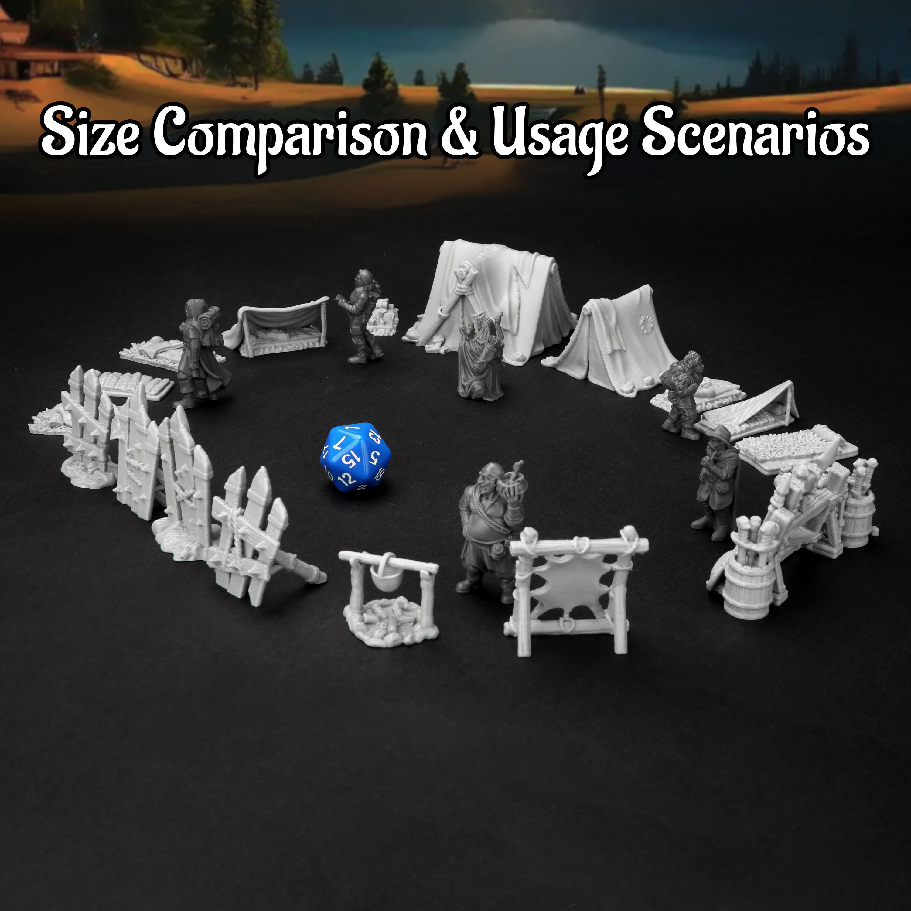 RPG Camp Terrain Set - Adventu - Outdoor Y Camping recensione e prezzo