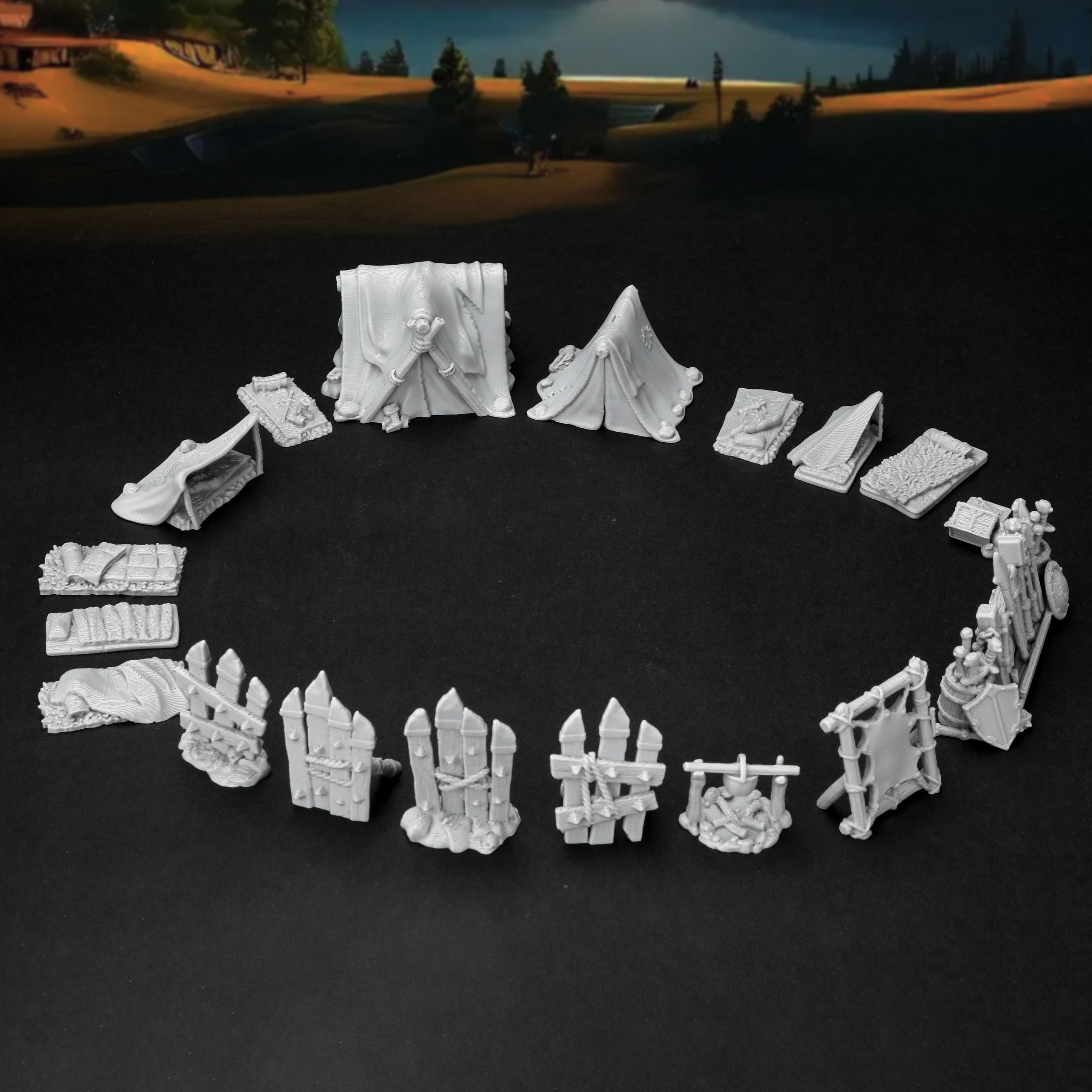 RPG Camp Terrain Set - Adventu - Outdoor Y Camping recensione e prezzo