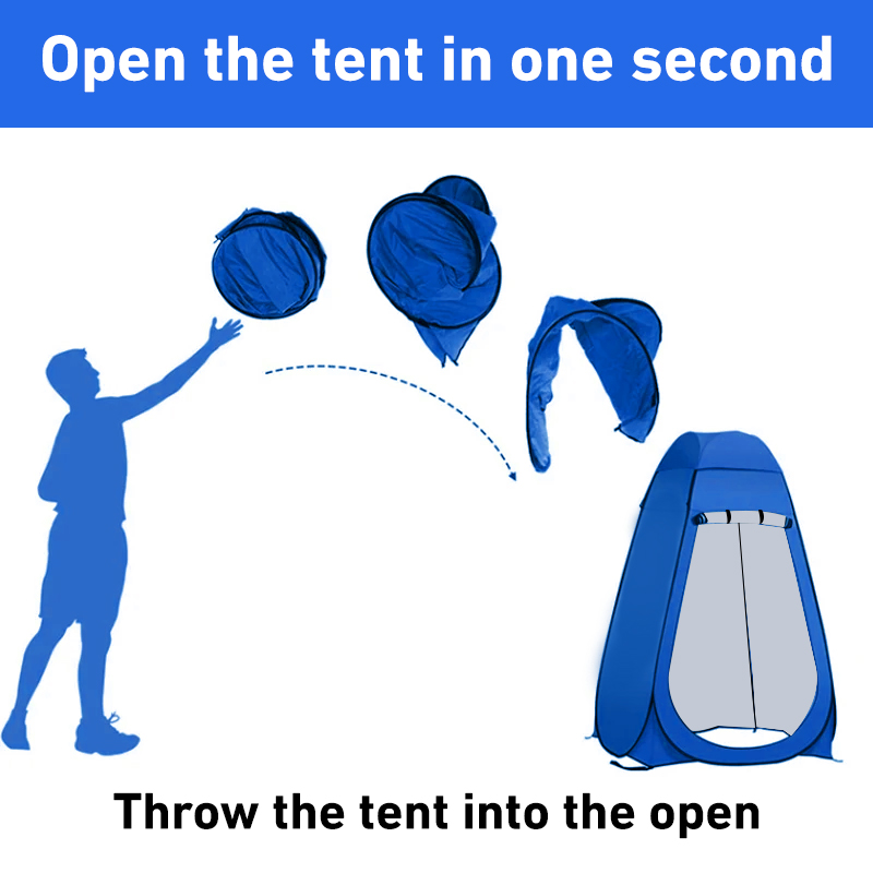 WESTTUNE Portable Pop-Up Campi - Outdoor Camping Toilet Tent recensione e prezzo