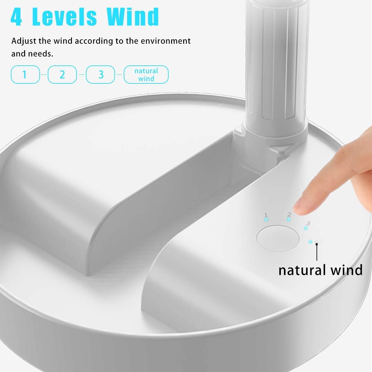 Folding Portable Stand Fan wit - Outdoor Camping Fans recensione e prezzo