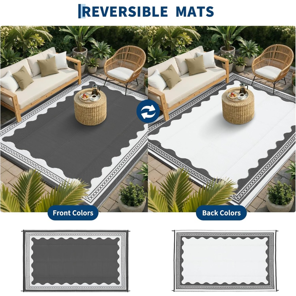 10x14 Outdoor Rug Reversible W - Outdoor Camping Carpet recensione e prezzo