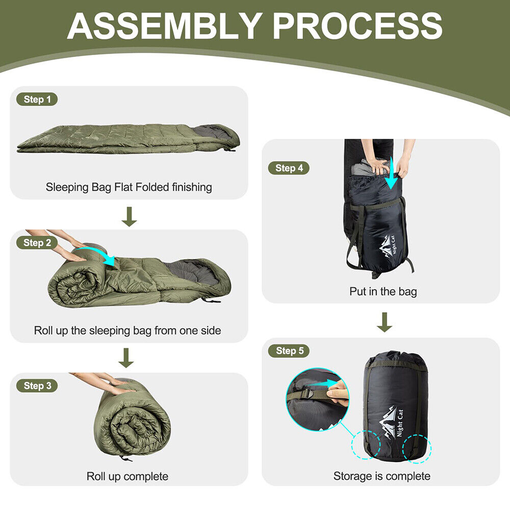 Night Cat Camping Sleeping Bag - Camping Outdoor Or Indoor recensione e prezzo