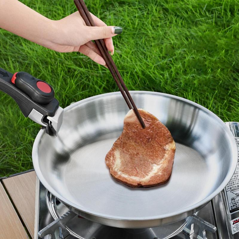 Stainless Steel Frying Pans Ca - Outdoor Camping Shop recensione e prezzo