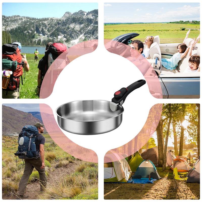 Stainless Steel Frying Pans Ca - Outdoor Camping Shop recensione e prezzo