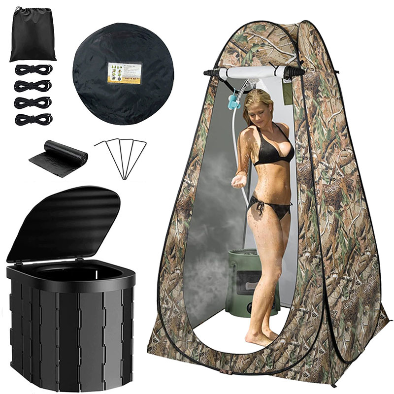 ‌Portable Pop-Up Toilet Tent P - Outdoor Camping Toilet Tent recensione e prezzo