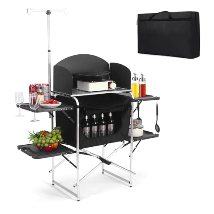 Camping Kitchen Table for Outd - Outdoor Camping Kitchen Setup recensione e prezzo