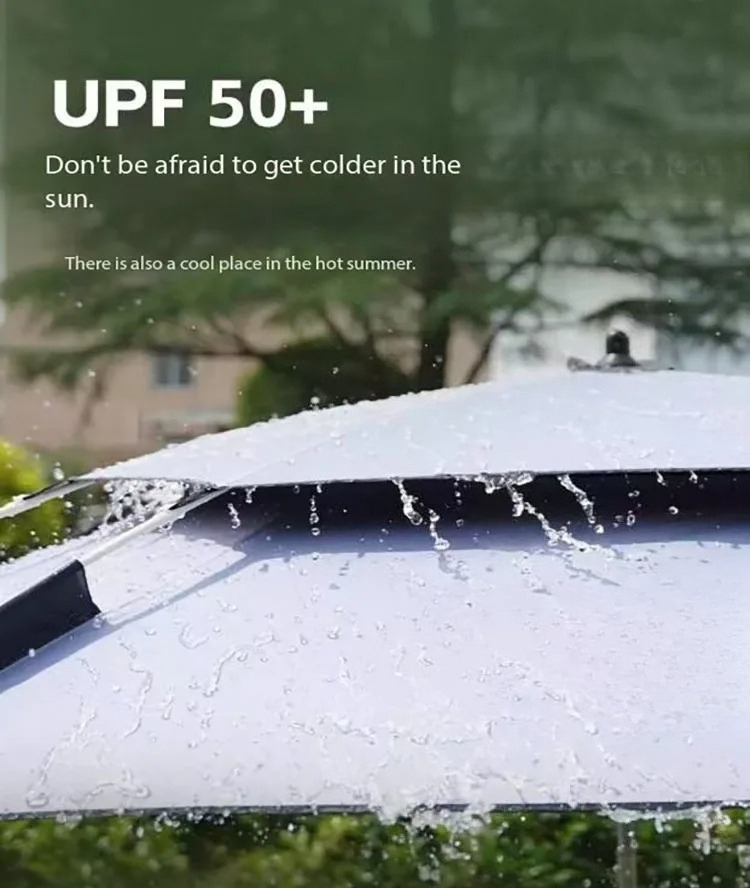 Portable Square Fishing Umbrel - Outdoor Camping Umbrella recensione e prezzo