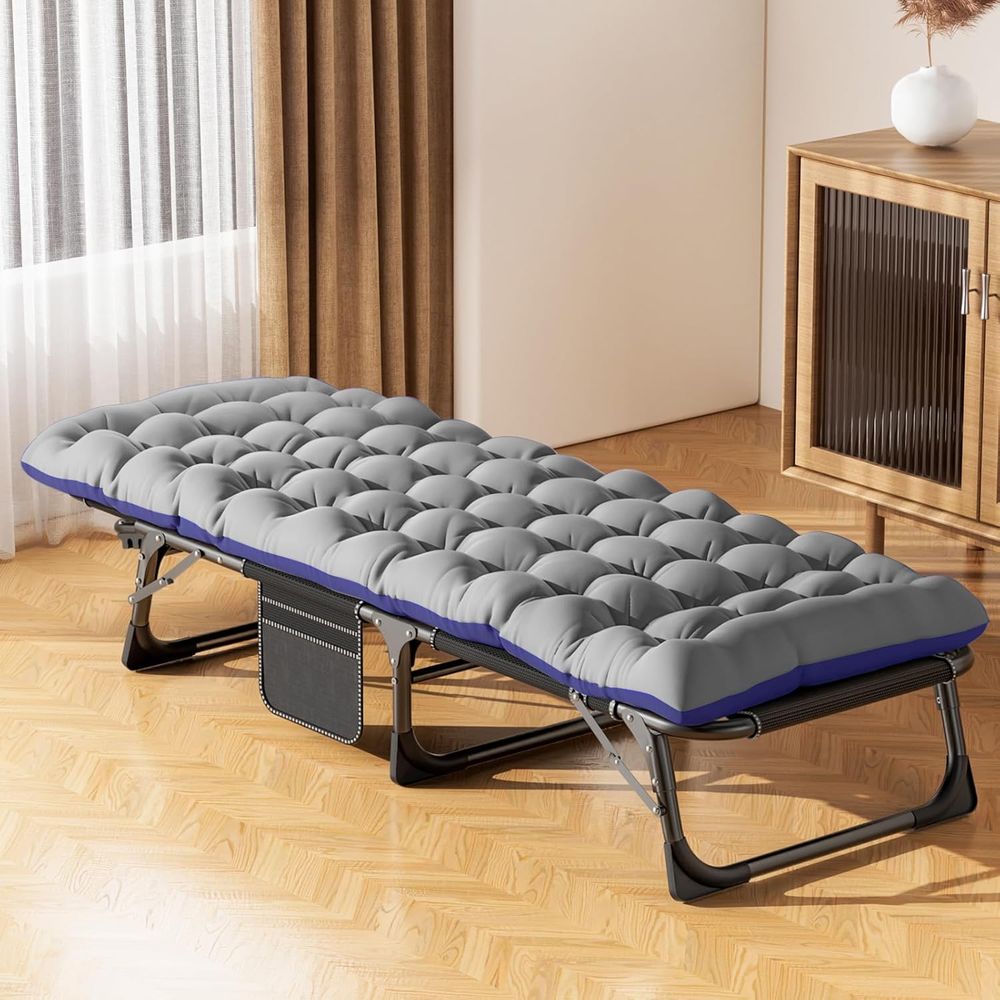 Folding Bed with Mattr, Portab - Camping Outdoor Or Indoor recensione e prezzo